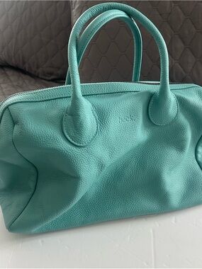 Beck Large Crossbody Pebbled Leather Satchel